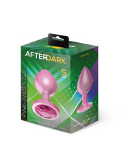 Plug Anal Anodizado Rosa con Joya Talla S