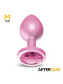 Plug Anal Anodizado Rosa con Joya Talla M