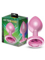 Plug Anal Anodizado Rosa con Rosa Talla L