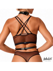 Hilda Arnés de Pecho con Cadenas Cuero Vegano Talla Única