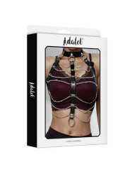 Hilda Arnés de Pecho con Cadenas Cuero Vegano Talla Única