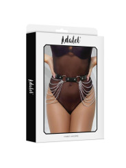 Nadine Cinturón Cuero Vegano con Cadenas Tall Única