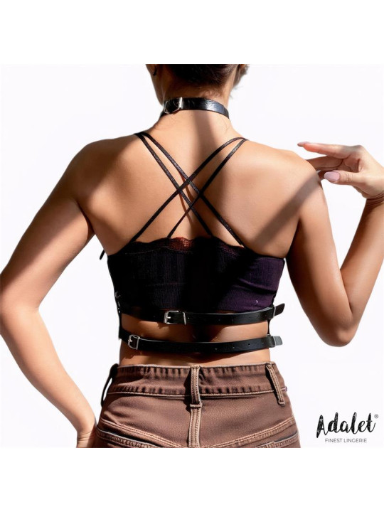 Elva Arnés de Pecho Cuero Vegano Talla Única