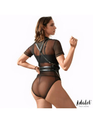 Brenda Arnés para Pecho Cuero Vegano con Cadenas Talla Única