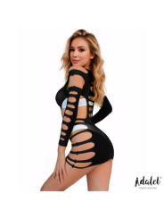 Willow Vestido Hollow-out Negro Talla Única