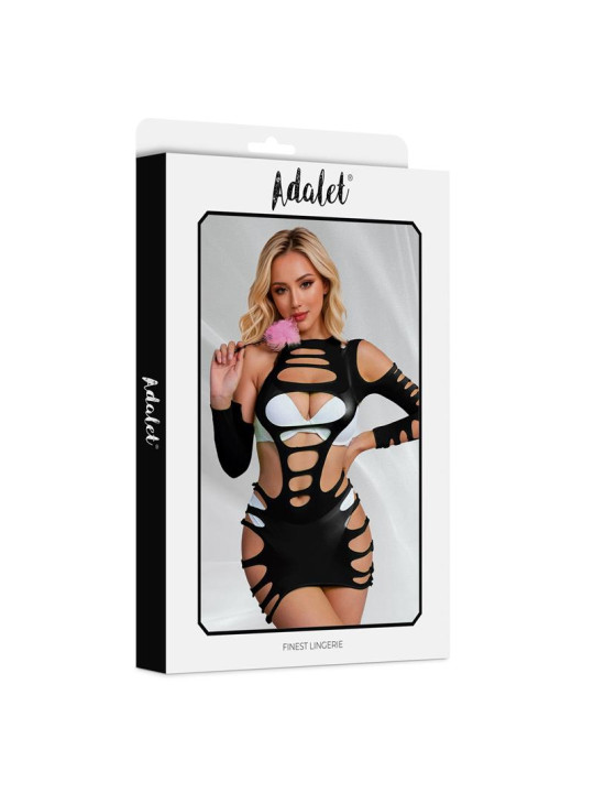 Willow Vestido Hollow-out Negro Talla Única