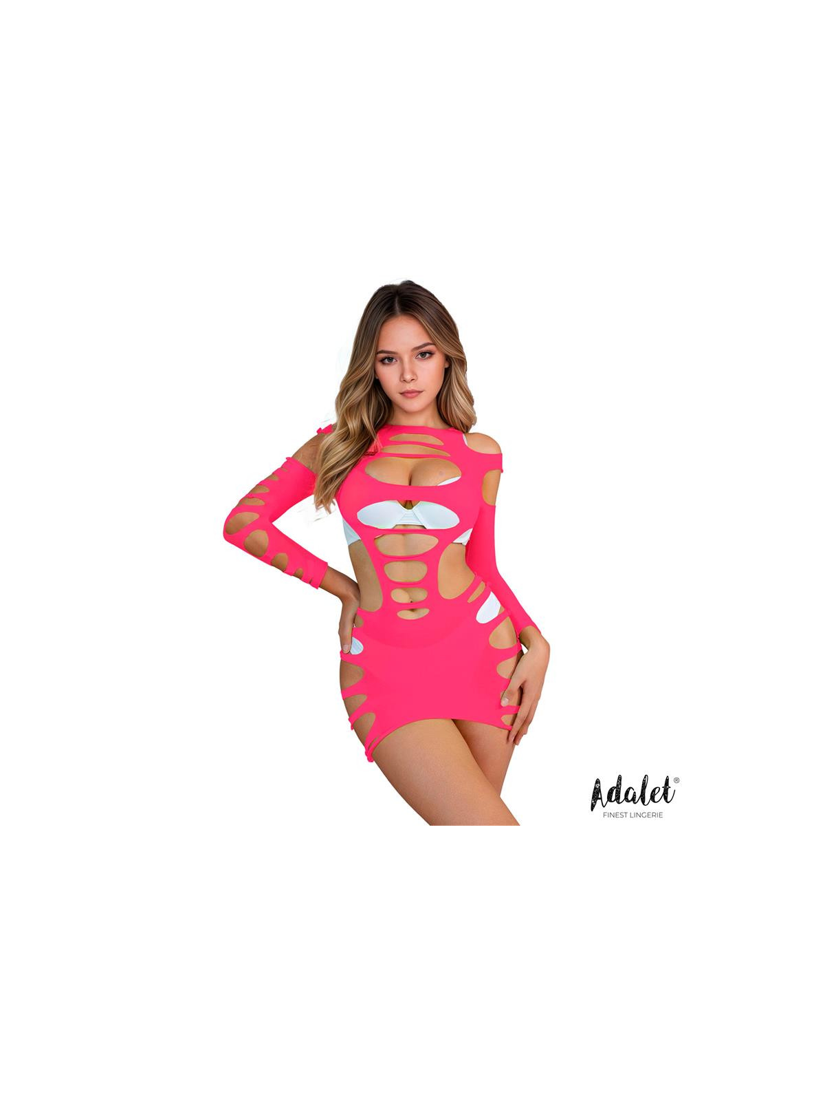 Willow Vestido Hollow-out Rosa Talla Única