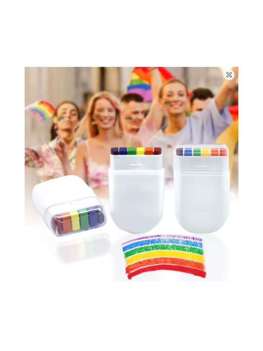 Pintacaras de Crayones LGBT