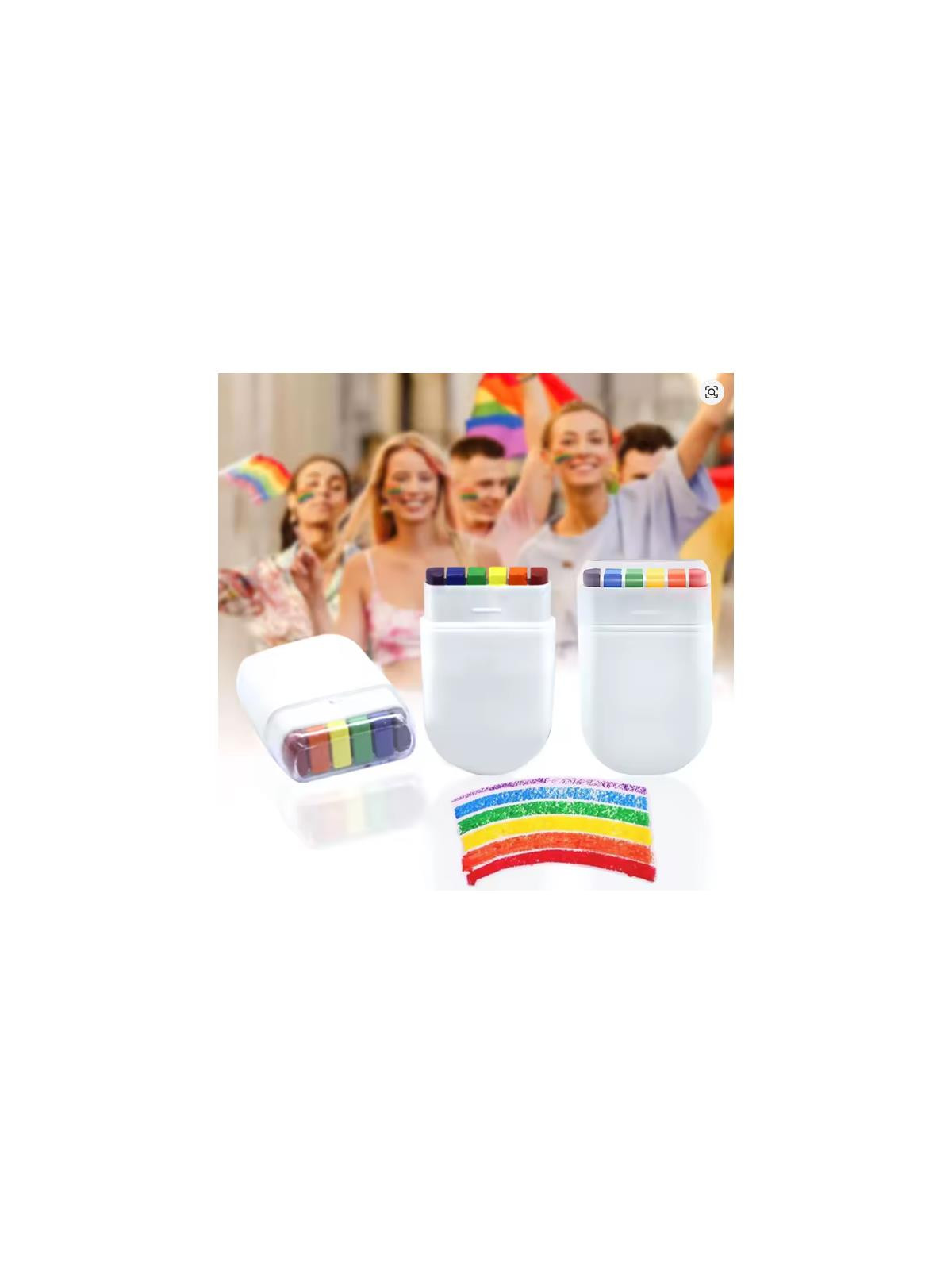 Pintacaras de Crayones LGBT