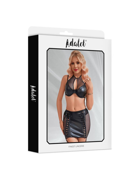 Aurora Falda y Top Cuero Vegano