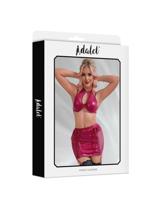 Aurora Top y Falda Cuero Vegano