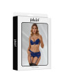 Giselle Set con Liguero Azul