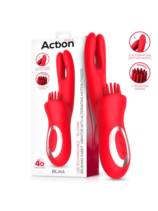 Bilma Vibrador con Movimientos Alternantes y Brushing 4 Motores