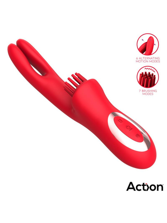 Bilma Vibrador con Movimientos Alternantes y Brushing 4 Motores