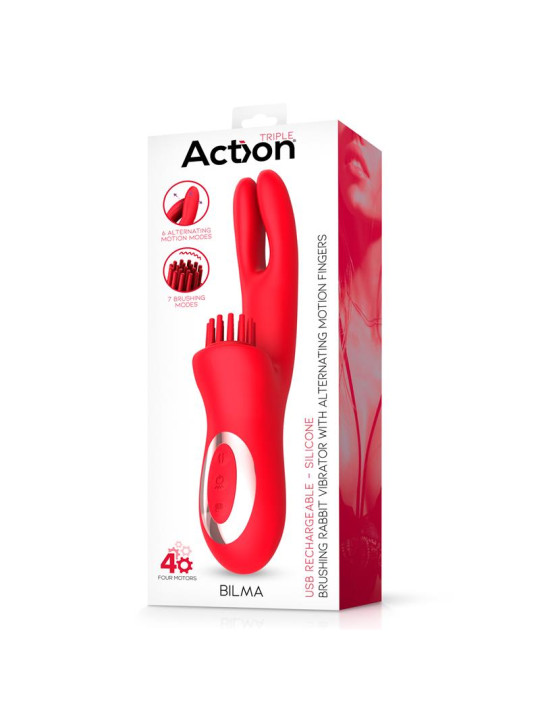 Bilma Vibrador con Movimientos Alternantes y Brushing 4 Motores