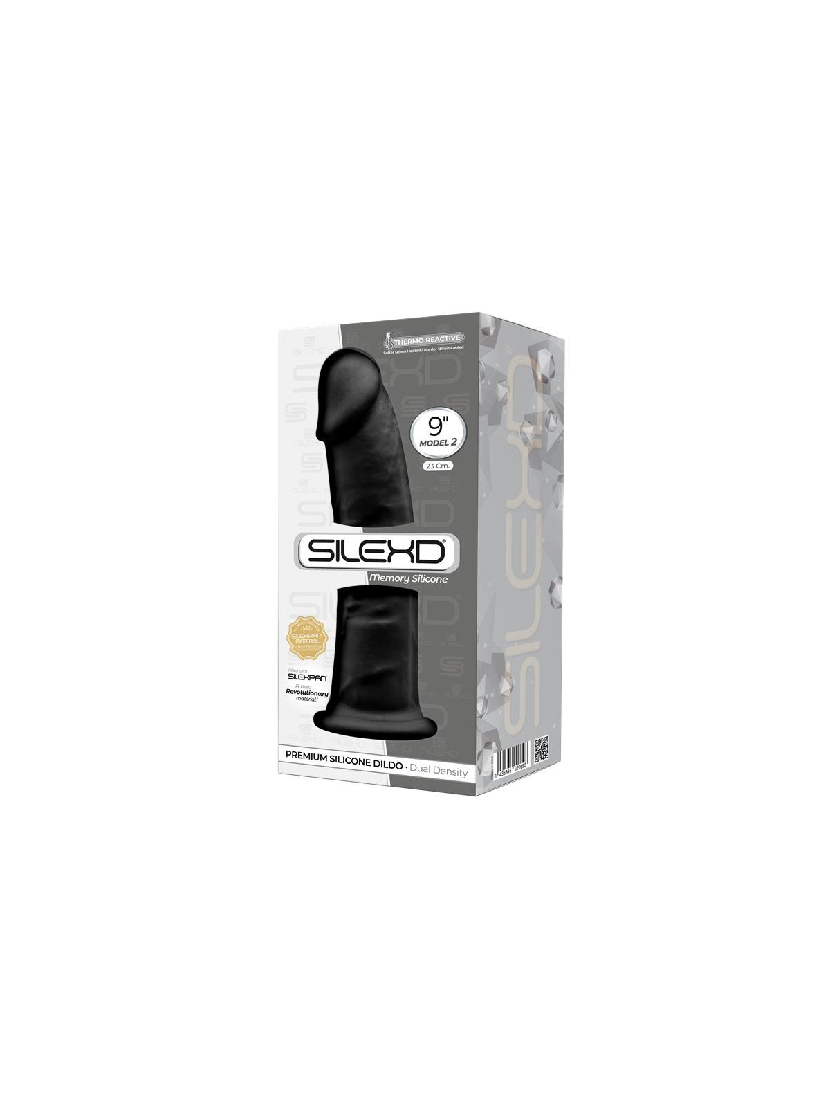 Dildo Dual Density Mod. 2 - 9 Negro