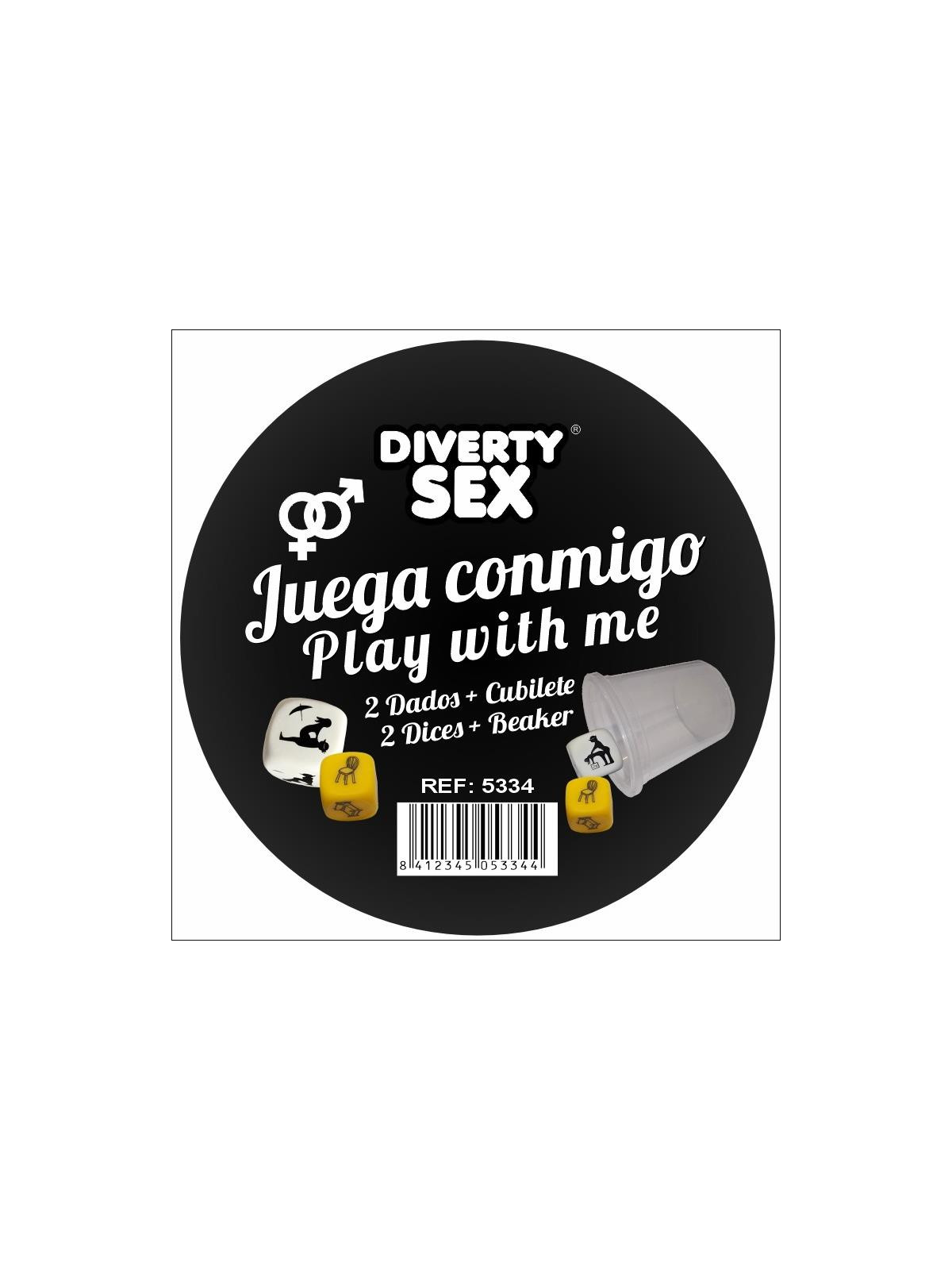 Cubilete de 2 Dados Hetero Posturas y Lugar