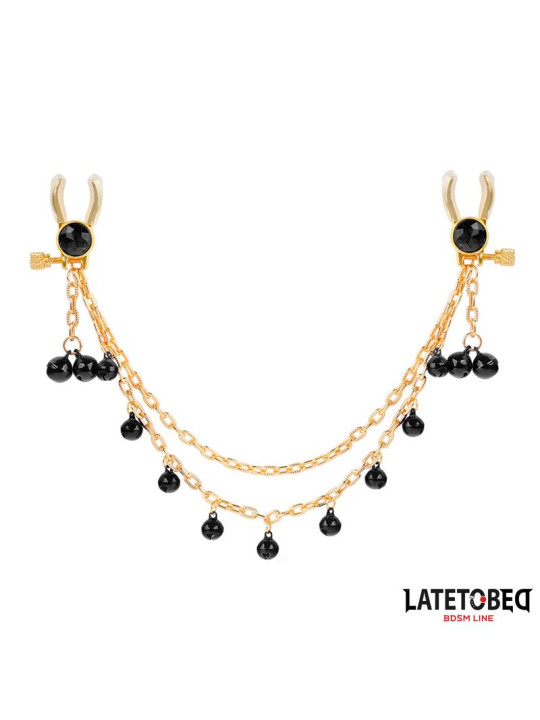 Pinzas para Pezones con Cadena y Cascabeles