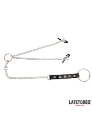 Pinzas para Pezones con Anillo para el Pene