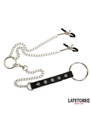 Pinzas para Pezones con Anillo para el Pene