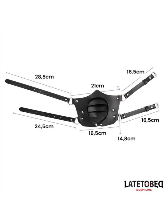 Máscara Estilo Punk Ajustable