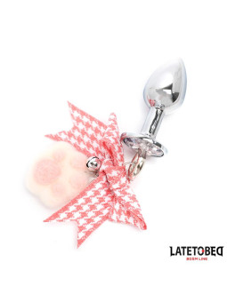 Plug Anal con Joya y Pompón