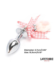 Plug Anal con Joya y Pompón