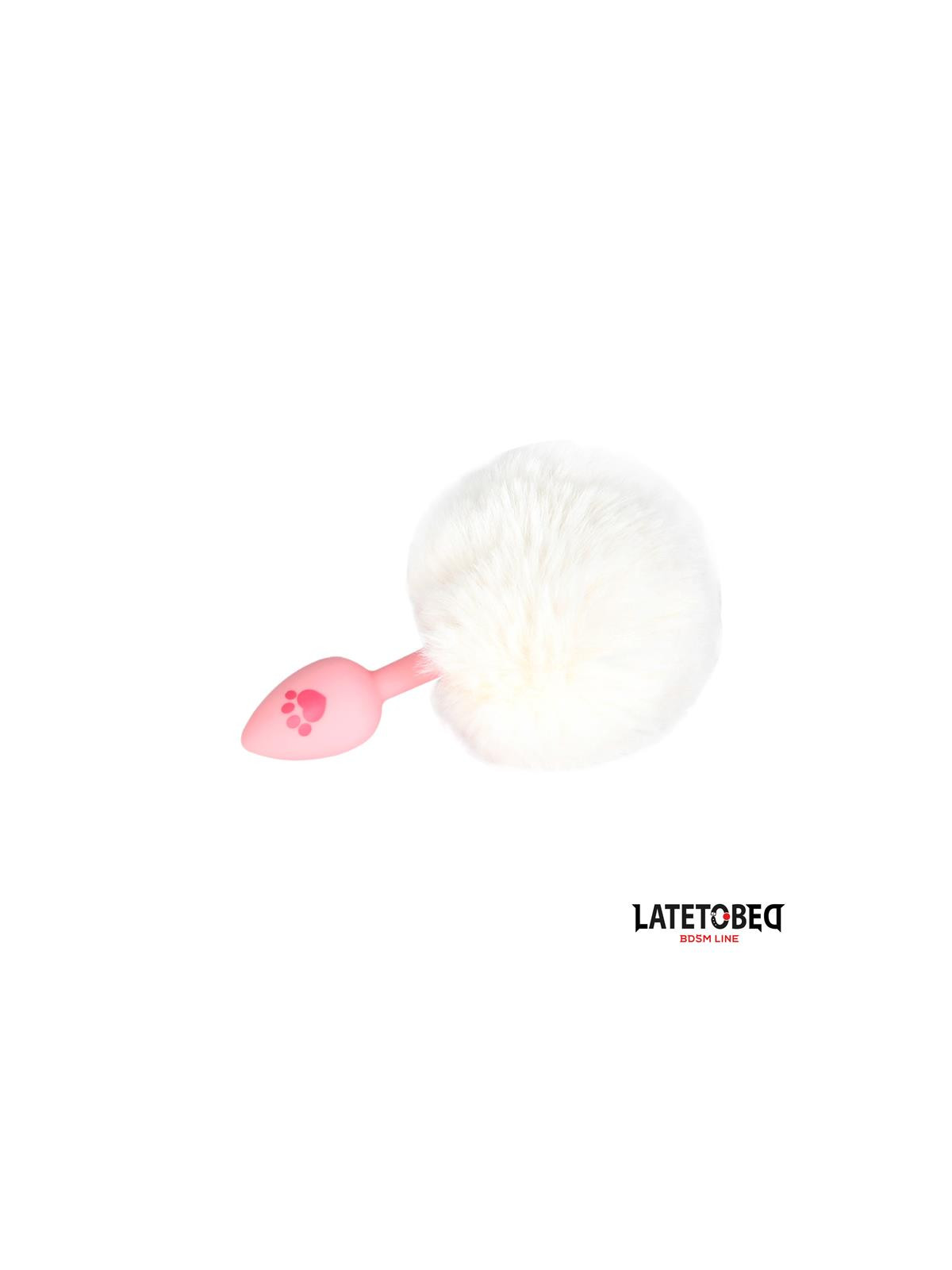 Plug de Silcona con Pompón Rosa