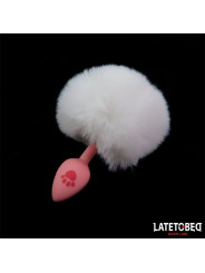 Plug de Silcona con Pompón Rosa