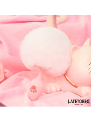 Plug de Silcona con Pompón Rosa