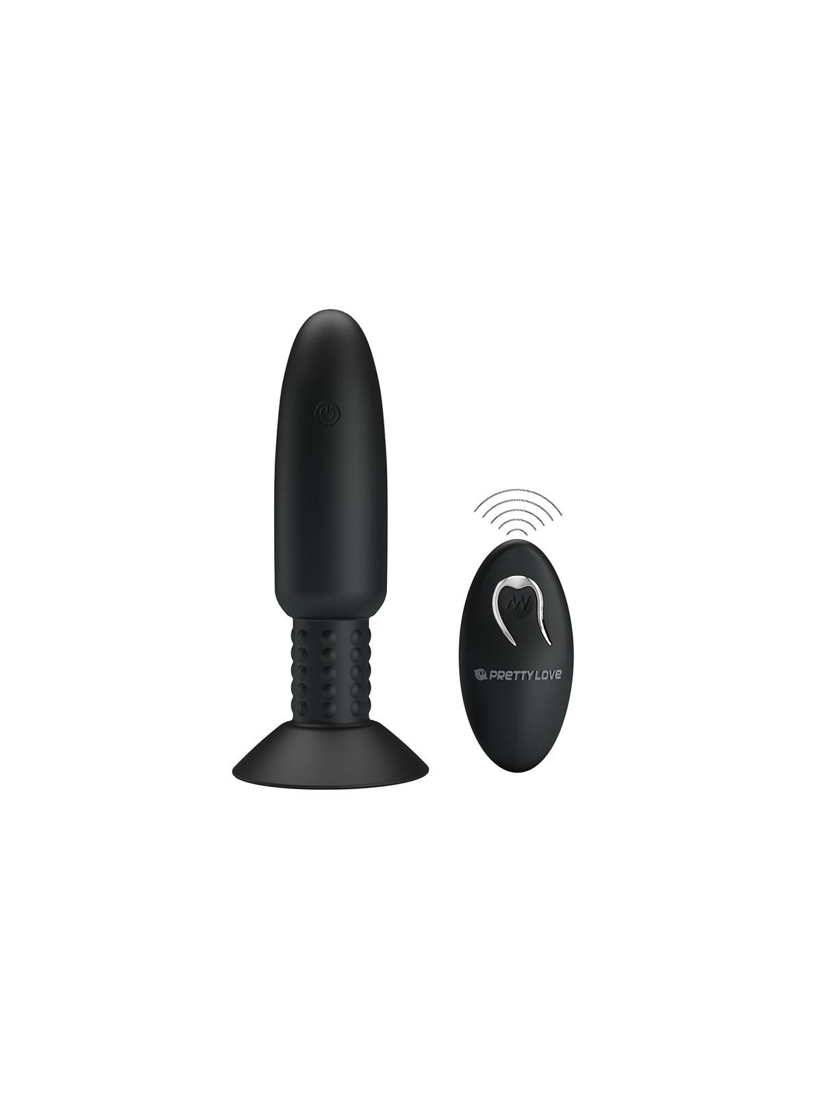 Plug Anal con Vibración y Rotación con Control Remoto USB