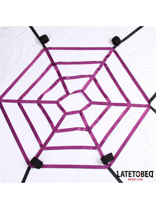 Set de Ataduras para la Cama en Tela de Araña