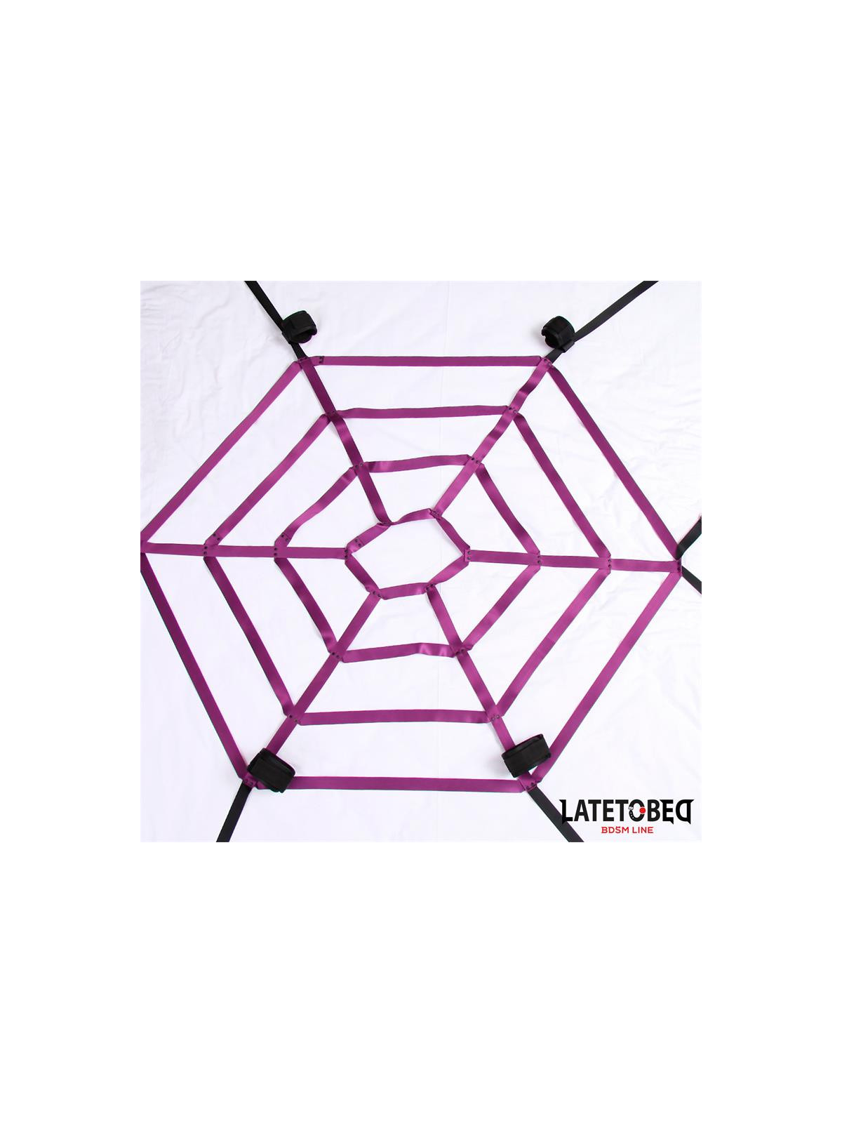 Set de Ataduras para la Cama en Tela de Araña