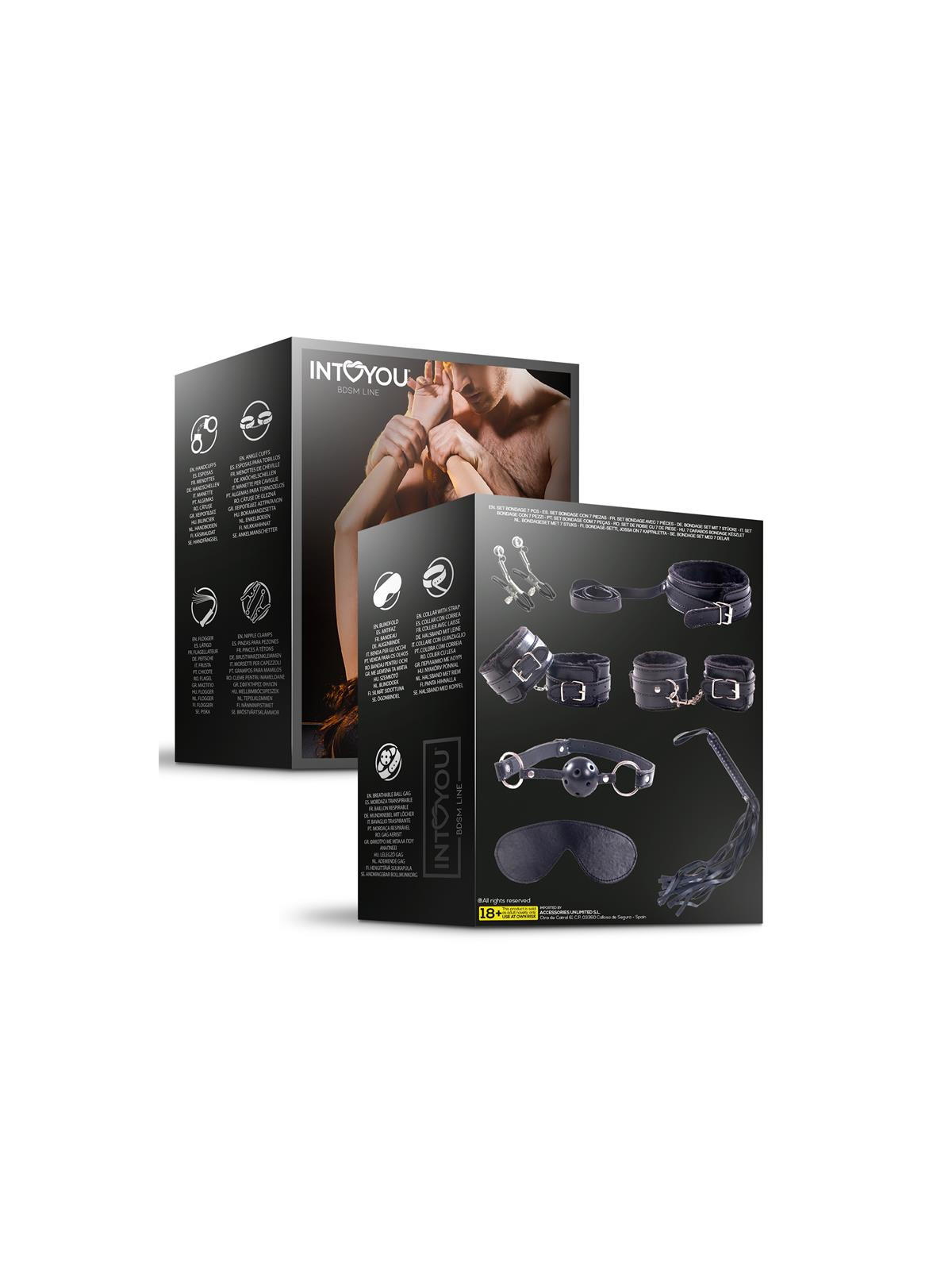 Set de Bondage 7 Pz Furry Set