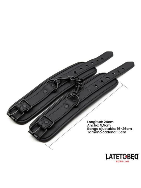 Esposas para Tobillos Negro Sólido