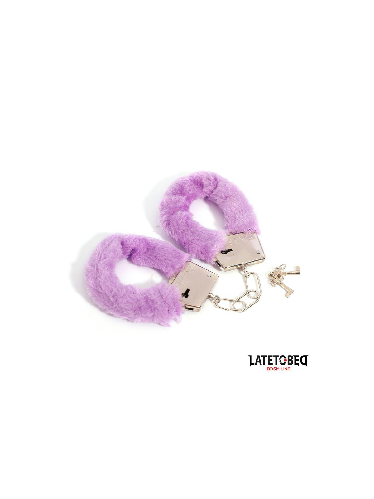 Esposas de Metal Furry de Pelo Púrpura