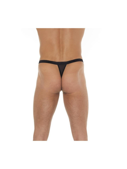 Tanga con Tiras Negro Talla Única