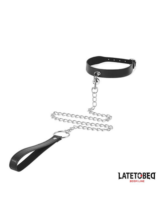 Collar con Cascabel y Correa