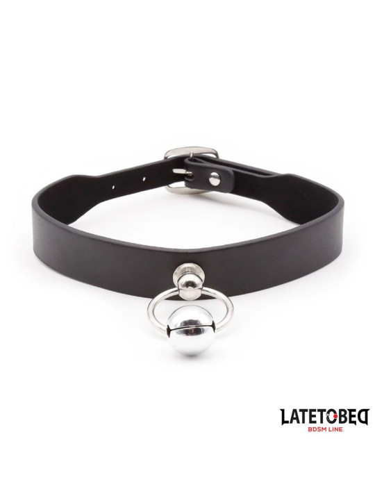 Collar con Cascabel y Correa