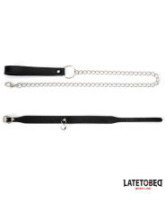 Collar con Cascabel y Correa