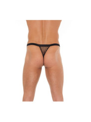 Tanga Rejilla Negro Talla Única