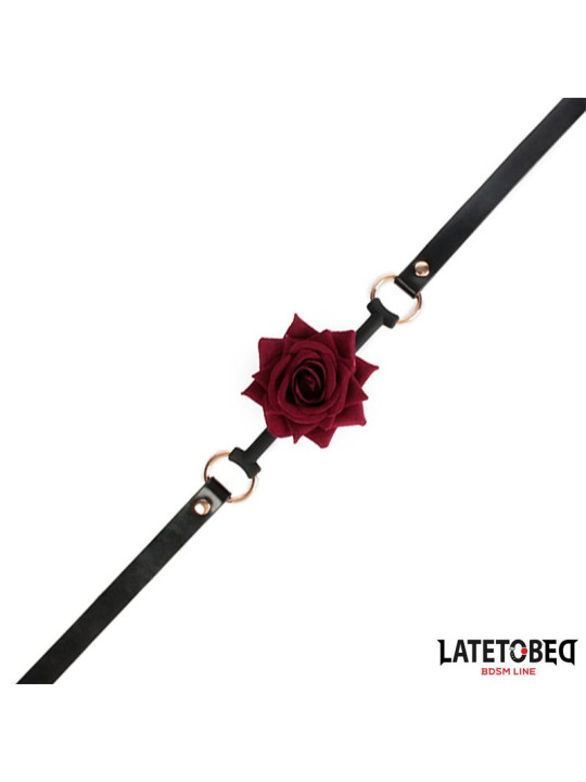 Mordaza Transpirable con Rosa