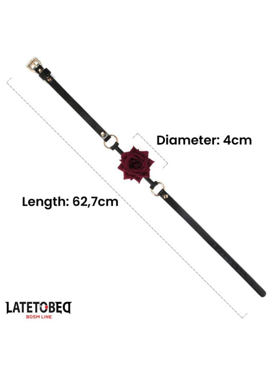 Mordaza Transpirable con Rosa