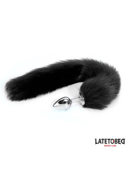 Plug Anal con Cola Negro 40 cm - Juguetes XXX | ¡Descubre la diversión!