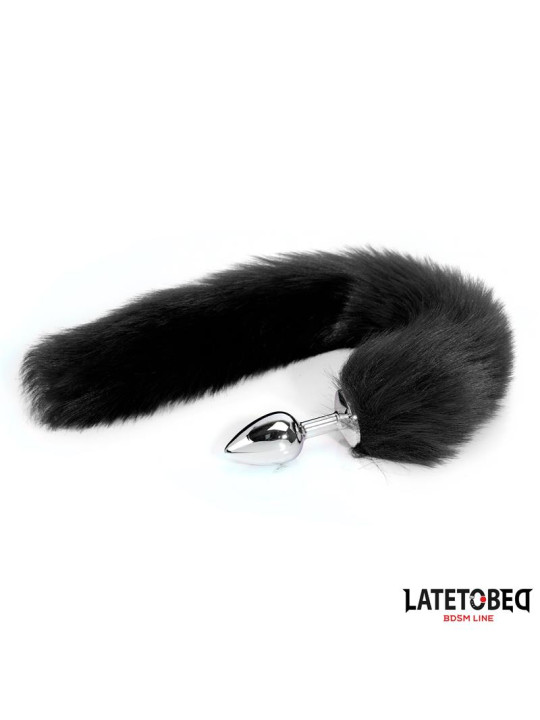 Plug Anal con Cola Negro 40 cm - Juguetes XXX | ¡Descubre la diversión!