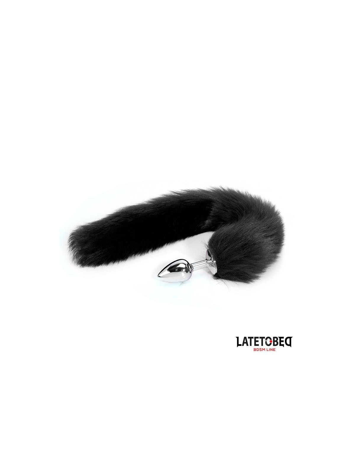 Plug Anal con Cola Negro 40 cm - Juguetes XXX | ¡Descubre la diversión!