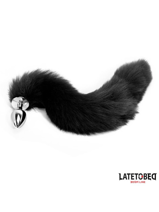 Plug Anal con Cola Negro 40 cm - Juguetes XXX | ¡Descubre la diversión!