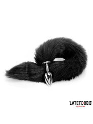 Plug Anal con Cola Negro 40 cm - Juguetes XXX | ¡Descubre la diversión!