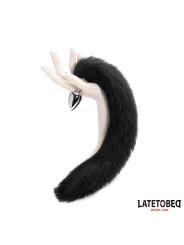 Plug Anal con Cola Negro 40 cm - Juguetes XXX | ¡Descubre la diversión!