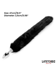 Plug Anal con Cola Negro 40 cm - Juguetes XXX | ¡Descubre la diversión!